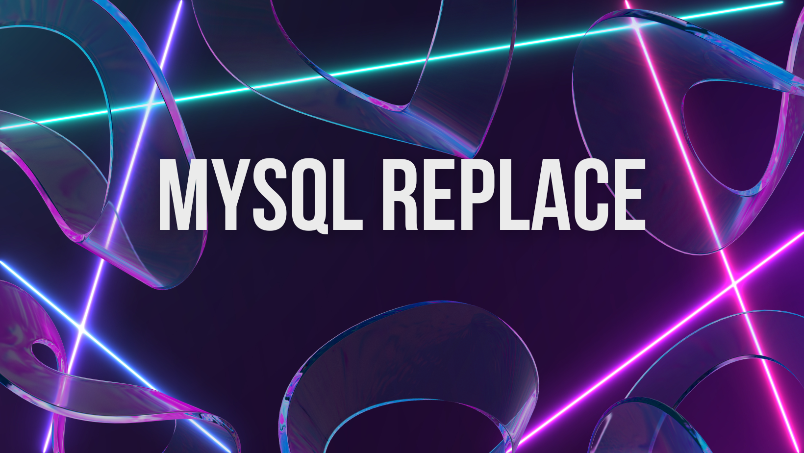 MySQL Replace